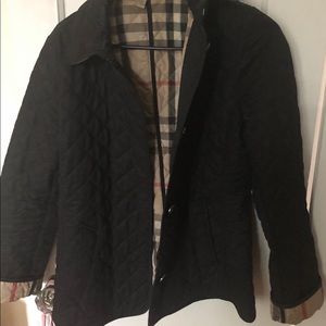 Burberry Quilted Jacket dark Blue women’s small